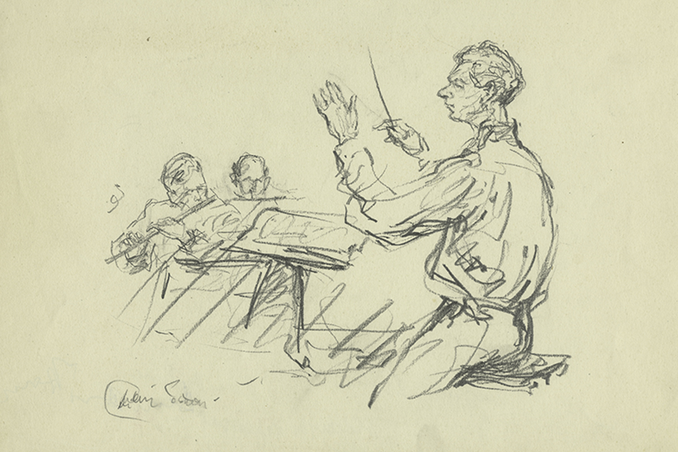 Over 1,000 Milein Cosman sketches acquired by Royal College of Music Museum